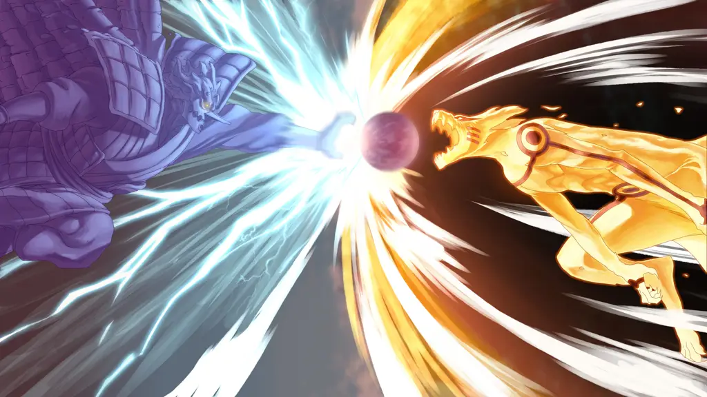 Pertarungan epik Naruto dan Sasuke Gambar pertarungan terakhir Naruto dan Sasuke