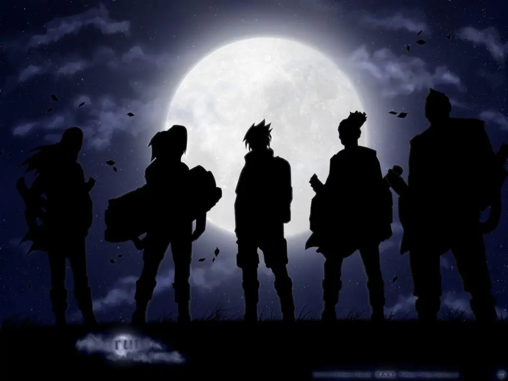 Pemandangan indah dari dunia Naruto Gambar pemandangan dari Naruto Shippuden