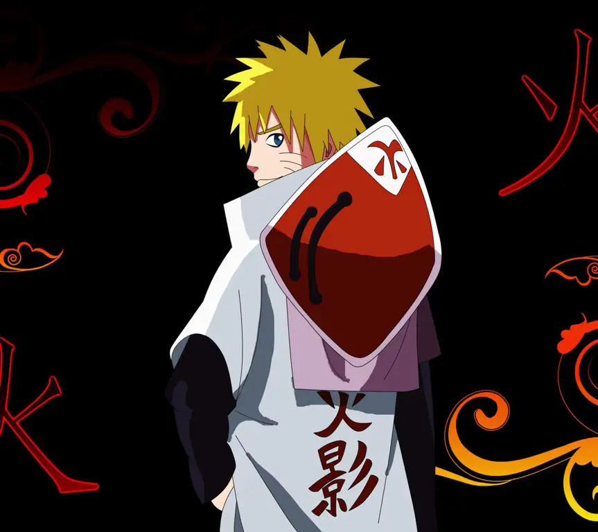 Naruto: Hokage dari Konoha Gambar Naruto sebagai Hokage