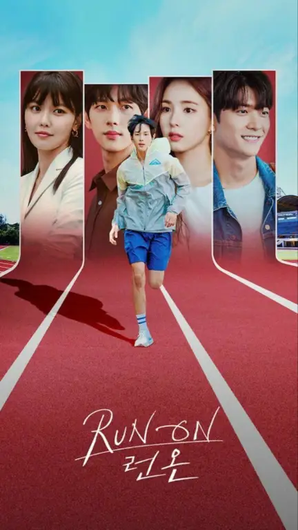 Potret para pemain drama Run On Poster drama Korea Run On