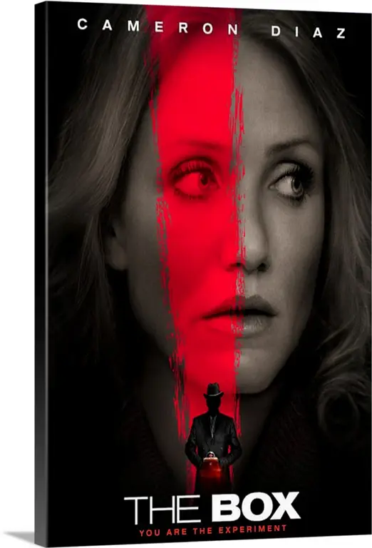Poster film The Box yang menegangkan Poster film The Box