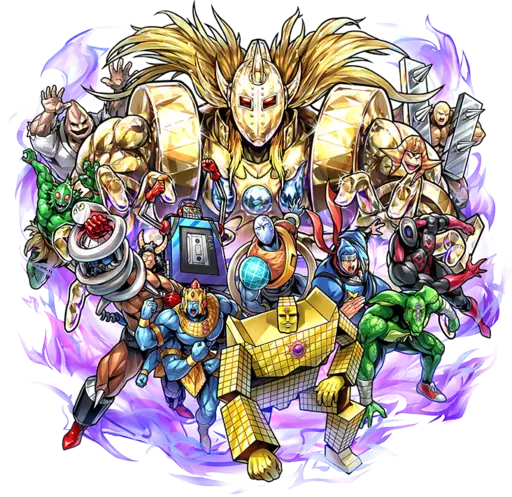 Karakter-karakter anime yang beragam Gambar beragam karakter anime