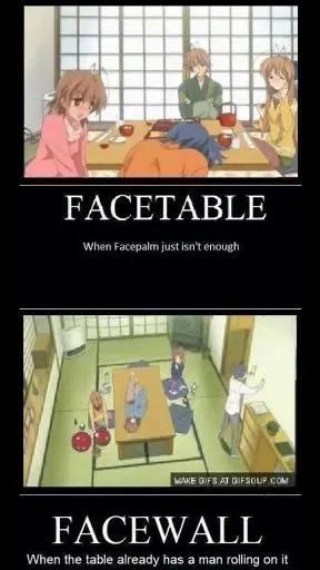 Situasi Anime yang Menggelikan Foto-foto situasi anime lucu dan absurd