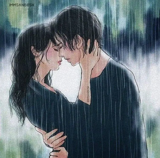 Momen Romantis Anime yang Bikin Baper Ilustrasi pasangan anime yang romantis