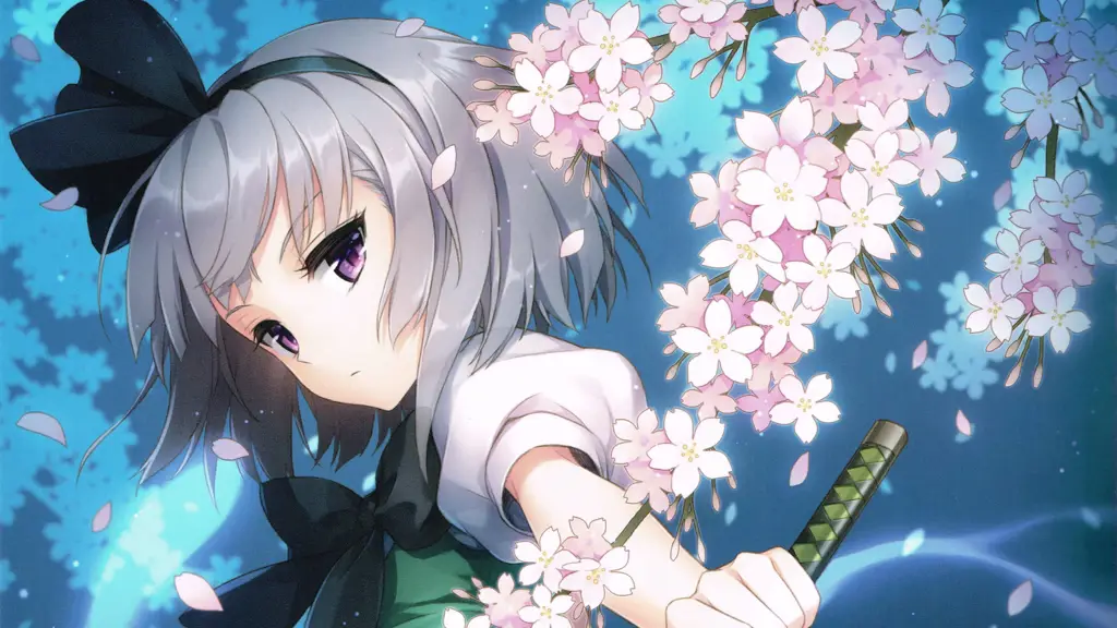 Gambar anime gadis cantik dengan detail yang tajam Gambar anime gadis beresolusi tinggi