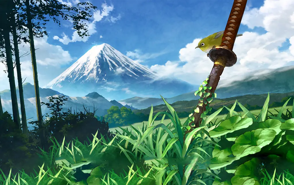 Pemandangan Anime yang Menawan Gambar pemandangan alam anime